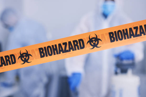 Professional Biohazard Cleanup technician working in Salem, IN